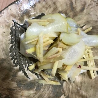 ハヤトウリの生姜酢漬け